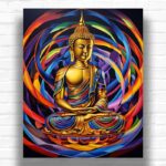 Buddha Circle - Buddha Paint by Numbers