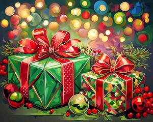 Christmas Gifts - Paint by Numbers Kit
