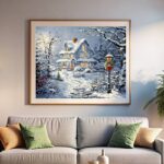Christmas Morning - Winter Scene Paint by Numbers