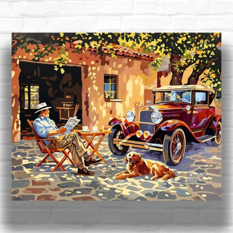 Classic Car - Car Paint by Number Kits