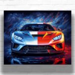 Colorful Car - Paint by Numbers Car