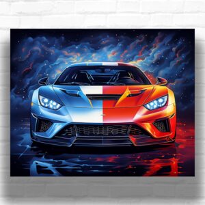 Colorful Car - Paint by Numbers Car