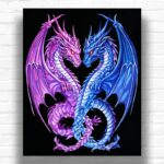 Dragon Heart - Paint by Numbers Dragon