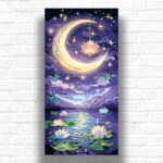 Fantasy Crescent Moon - Large Size Paint by Numbers