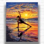 Fitness on the Beach - Paint by Numbers People