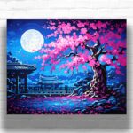 Japan at Night - Paint by Numbers Kit