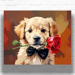 Puppy Love - Paint by Numbers Kit
