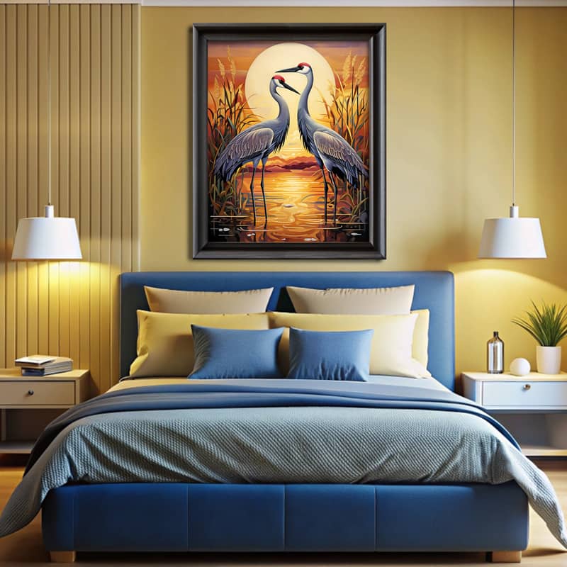 Sandhill Cranes - Paint by Numbers