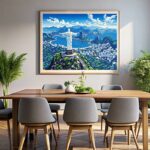 The Statue of Christ the Redeemer Rio de Janeiro, Brazil - City Paint by Numbers