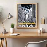 Yellow Cab in New York - New York City Paint by Number