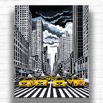 Yellow Cab in New York - Paint by Numbers New York