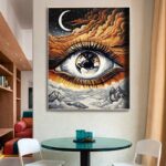 A Tear in My Eye - Abstract Paint by Numbers