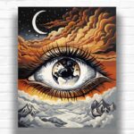 A Tear in My Eye Paint by Numbers – Emotional Surreal Art