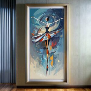 Abstract Ballet Dancer - Extra Large Paint by Number Kits