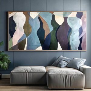 Abstract Human Figures - Largest Paint by Numbers