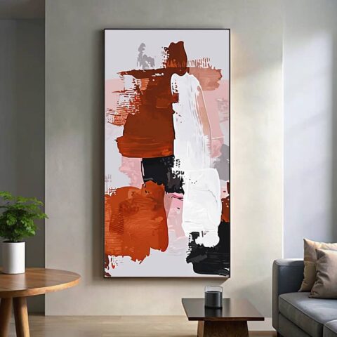 Abstract Paint Strokes - Large Size Paint by Numbers