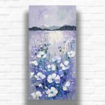 Abstract Wildflower Painting – Large Scale Paint by Numbers Kit