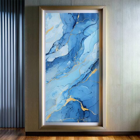 Blue Marble Texture - Large Paint by Numbers Kits for Adults