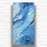 Blue Marble Texture - Paint by Number Kit