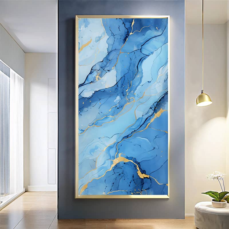 Blue Marble Texture - Paint by Numbers