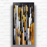 Brush Strokes Art - Large Abstract Paint by Number