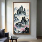 China Countryside Village - Paint by Numbers Large Canvas