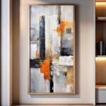 Color Block Abstract Painting – Big Paint by Numbers Kit