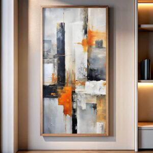 Color Block Abstract Painting – Big Paint by Numbers Kit