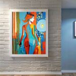 Colorful Woman Silhouette - Paint by Numbers Abstract