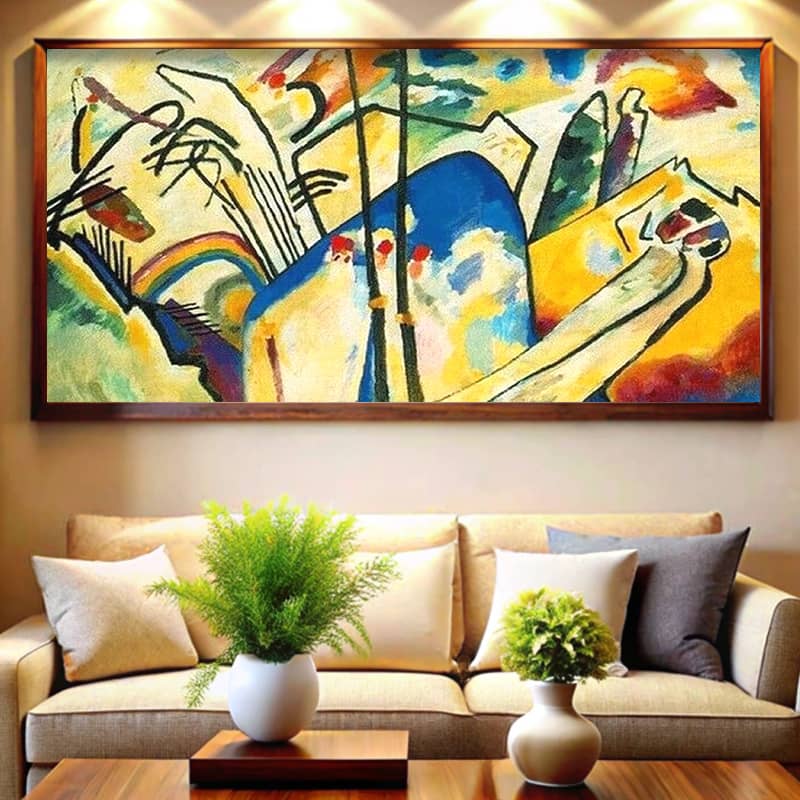 Composition IV by Wassily Kandinsky 1911 – Big Paint by Numbers Kit Abstract Art