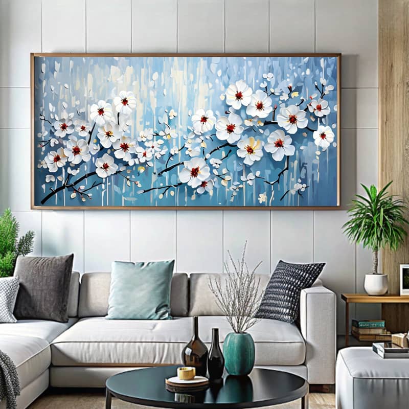 Delicate Dance of Spring Paint by Numbers Kit – Extra Large Cherry Blossom Canvas