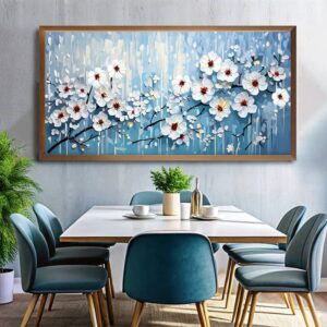 Delicate Dance of Spring Paint by Numbers – Extra Large Cherry Blossom Canvas
