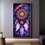 Dream Catcher at Night Paint by Number – Extra Large Canvas Mystical Art