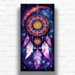 Dream Catcher at Night Paint by Numbers – Extra Large Canvas Mystical Art