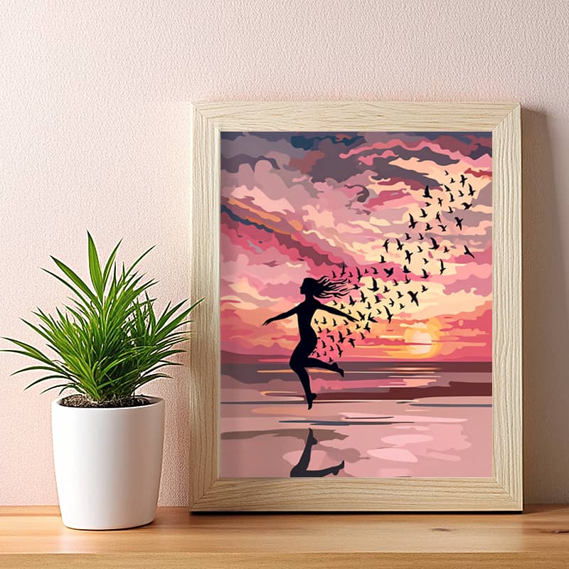 Dream Flight at Sunset - Paint by Numbers