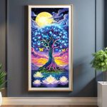 Fantasy Blue Tree - Extra Large Paint by Number Kits