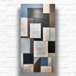 Geometric Color Block Art – Large Paint by Number for Modern Home Decor