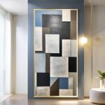 Geometric Color Block Art – Large Paint by Numbers for Modern Home Decor