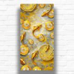Golden Koi Fish Paint by Number – Extra Large Canvas Pond Art