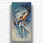 Graceful Ballet Dancer Paint by Number - Large Canvas Art
