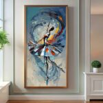 Graceful Ballet Dancer Paint by Numbers Kit - Large Canvas Art