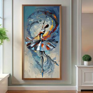 Graceful Ballet Dancer Paint by Numbers Kit - Large Canvas Art