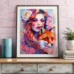 Lady and Fox - Paint by Number Kits