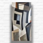 Large Modern Abstract Painting – Paint by Number Geometric Art