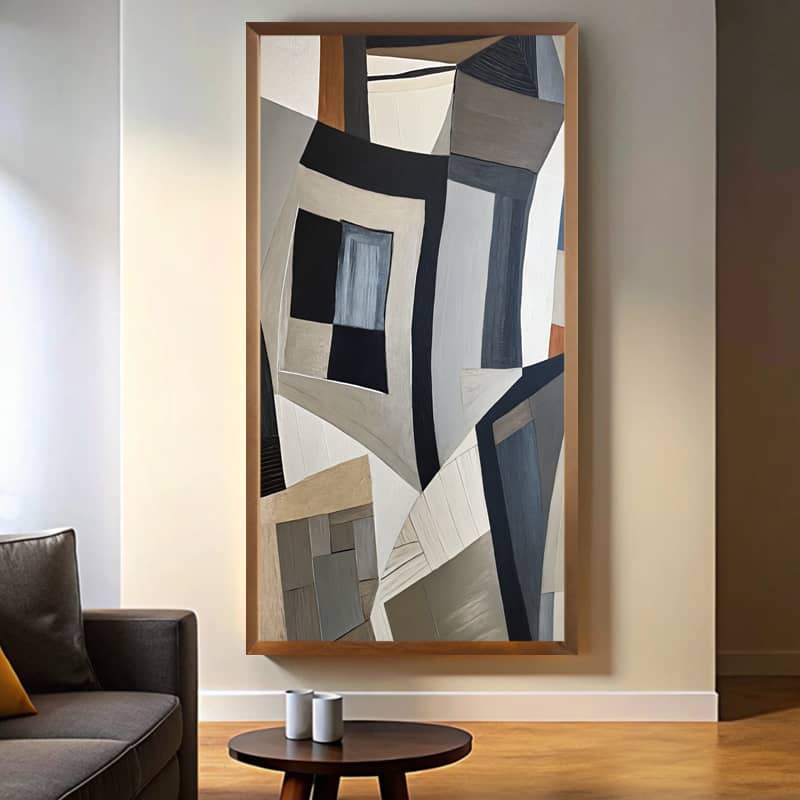 Large Modern Abstract Painting – Paint by Number Kit Geometric Art