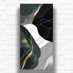 Large Modern Abstract Wall Art - Paint By Number Big Size Canvas