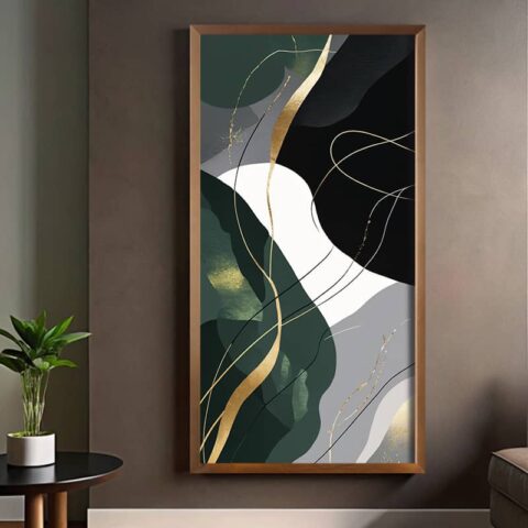 Large Modern Abstract Wall Art - Paint By Numbers Big Size Canvas