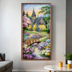 Rustic Church - Paint by Numbers Big Size