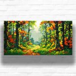 Summer Forest – Giant Paint by Number for Nature Lovers