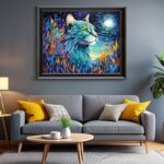 The Celestial Maine Coon - Cat Paint by Number Kit